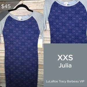 NWT LuLaRoe XXS Julia Dress